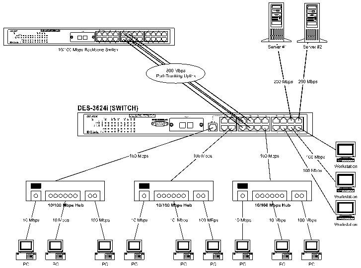 DES3624 Fast Switch
